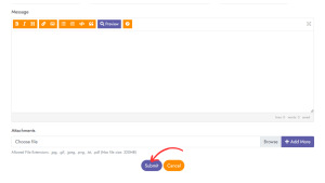 Open a Support Ticket on Lucenthost
